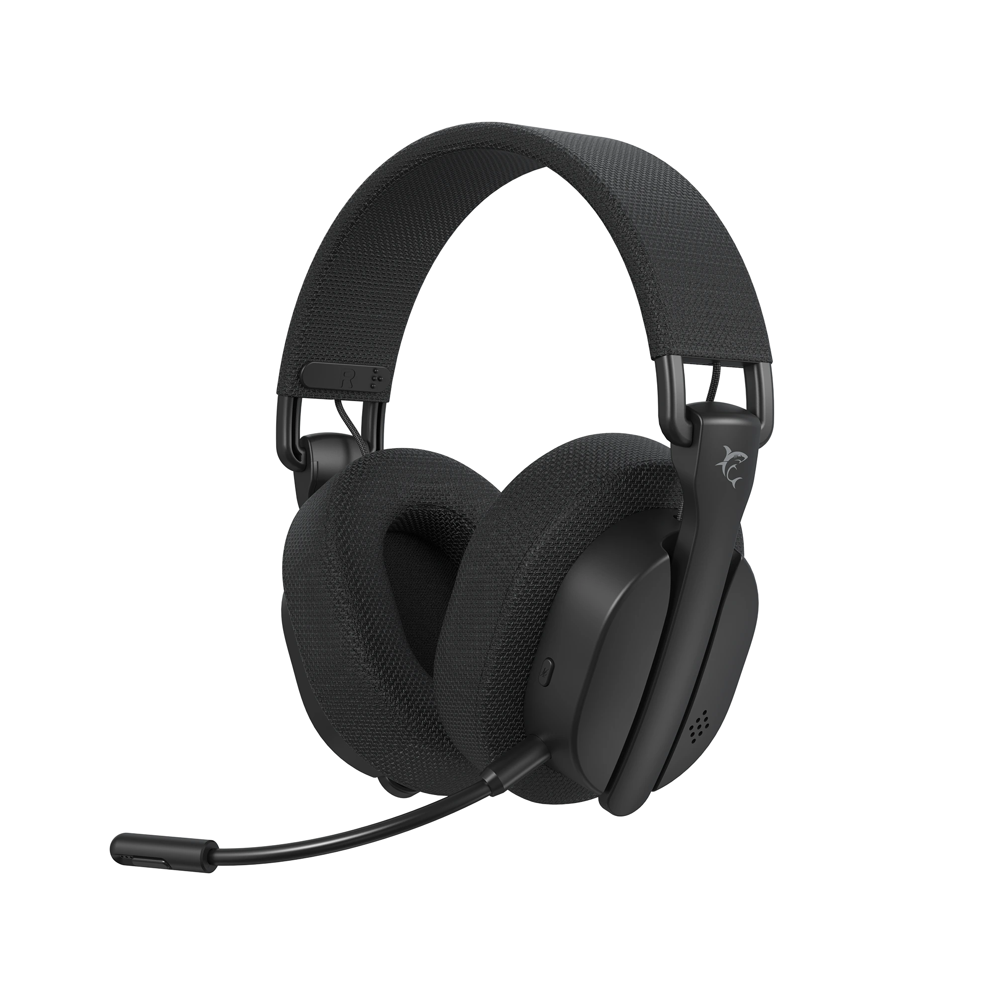 Kufje Gaming Wireless FIRECREST White Shark, e Bardhë & e Zezë