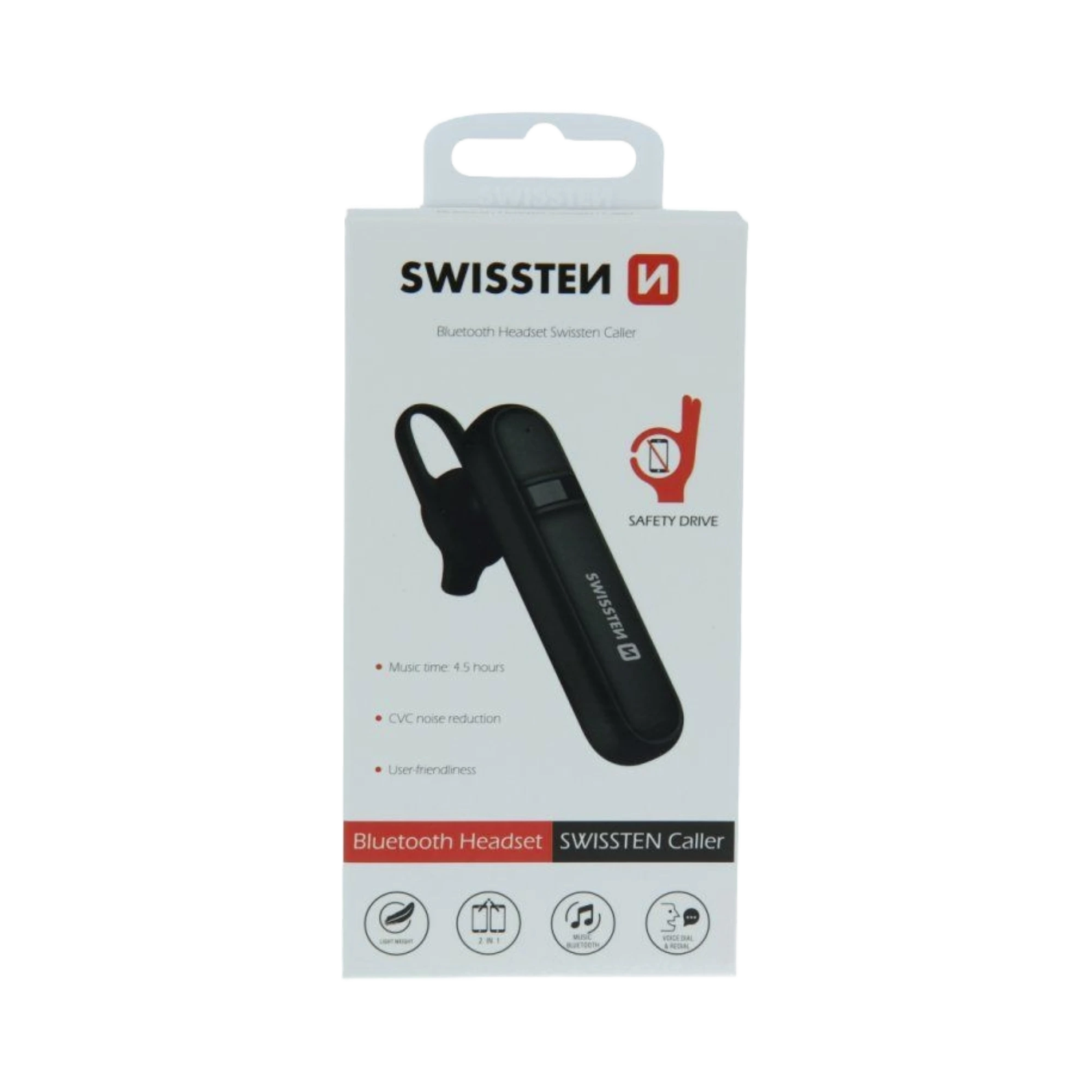 KUFJE për thirrje BLUETOOTH , E ZEZE SWISSTEN